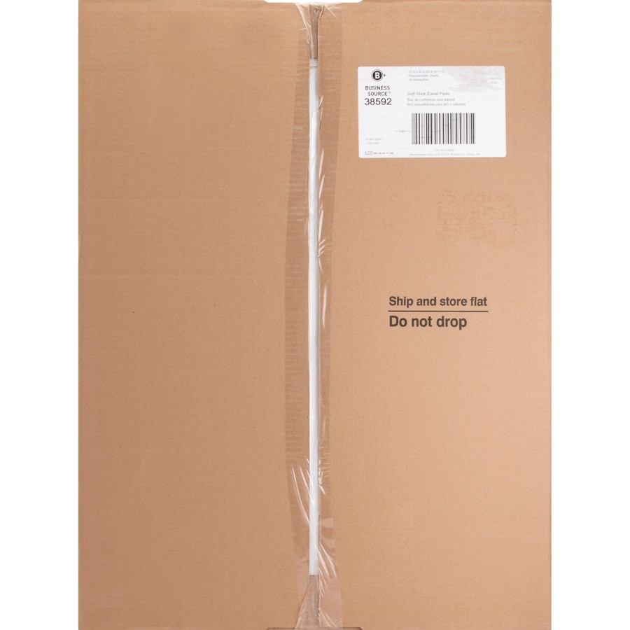 Business Source BSN38592 Self-Stick Easel Pads 25"x30" 30 Sheets
