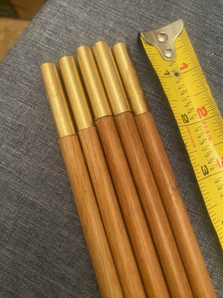 Hickory Ramrod 26.5"L x3/8” Dia, Oil Treated, for Hawken Muzzleloader
