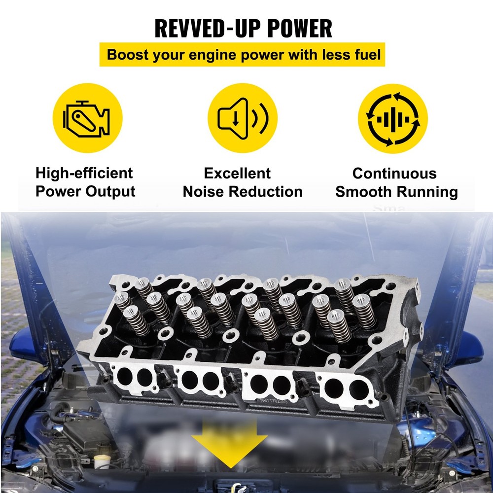 VEVOR Cylinder Head Assembled,Engine Cylinder Head Assembly Replacement 6.4L,Cas