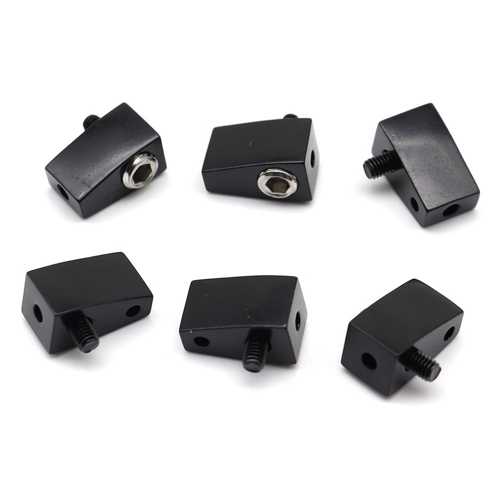 6 String Headless Electric Guitar Nuts Single String Nuts Split Type Nuts Black