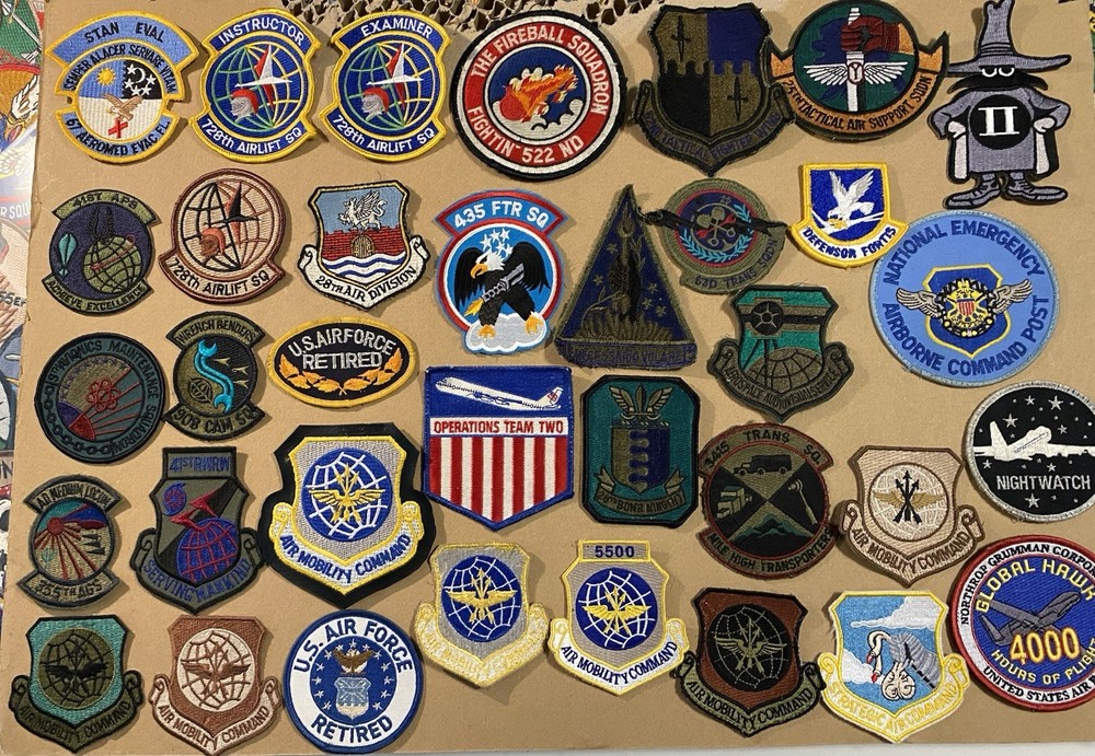 35 U.S. Air Force patches