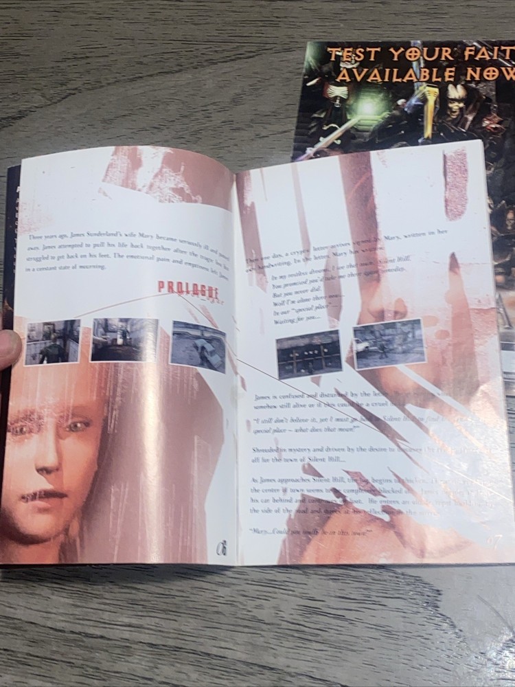 Silent Hill 2&3 Manuals Only PC Personal Computer Manuals