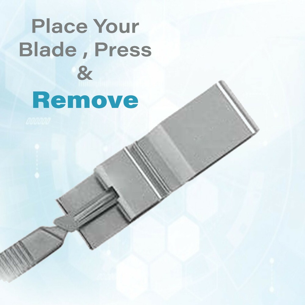 100Pcs Sterile Blades #16 + Blade Remover + #3 Handle Surgery stencil scoring