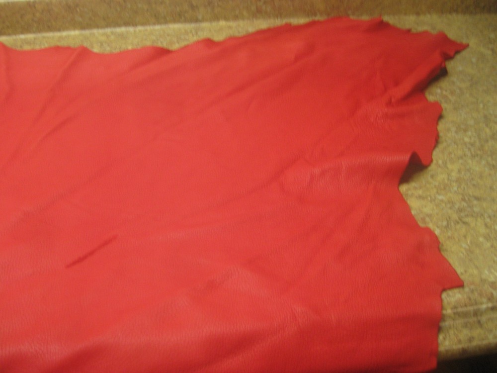 Top Grain Red Deer Leather #0005222 Row T