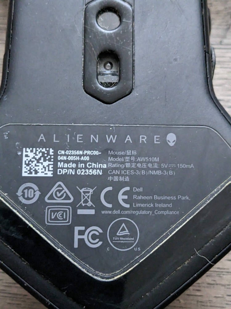 Alienware AW510M 10 Button 16000DPI Gaming Mouse