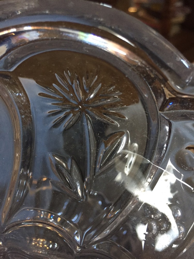 StudioCrystal Cassandra Collection Fine Crystal Footed Dish