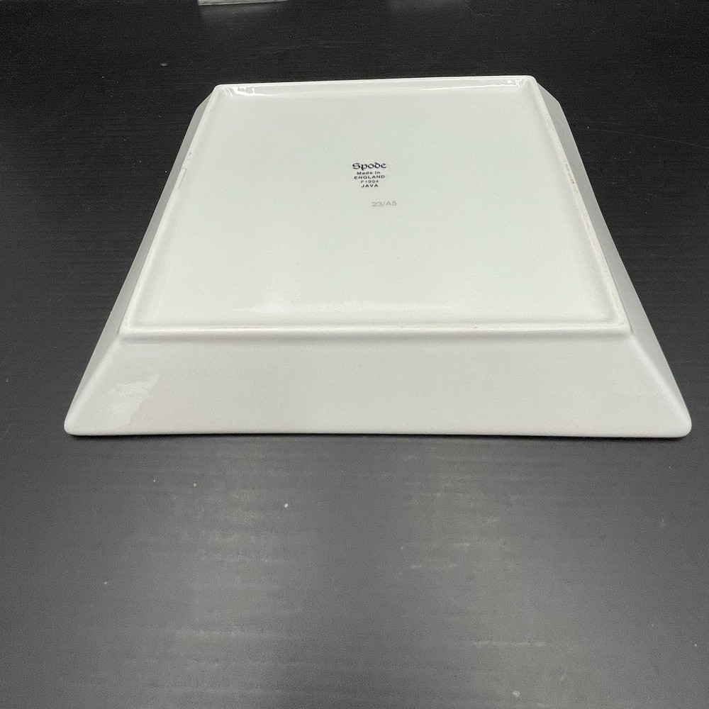 Vintage Spode Java Pattern F 1994 Square Shallow Trinket Dish