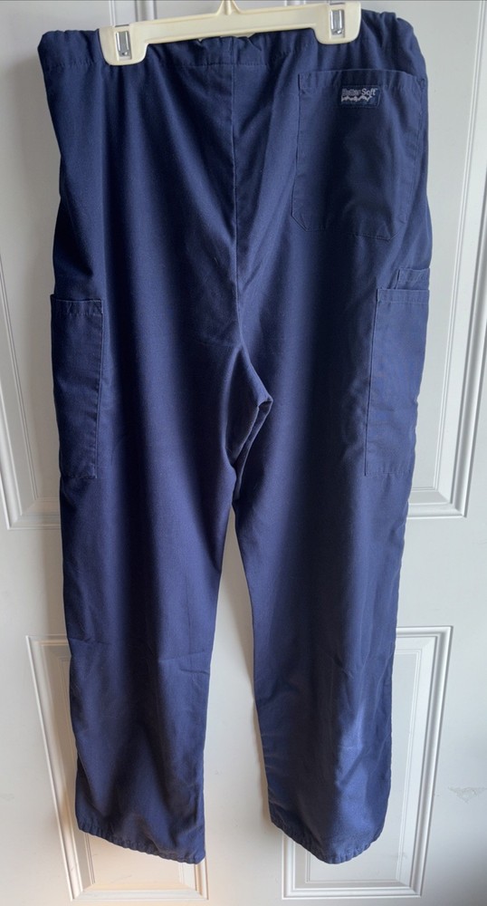 Vintage Buttersoft Scrub Navy Blue Set Medium