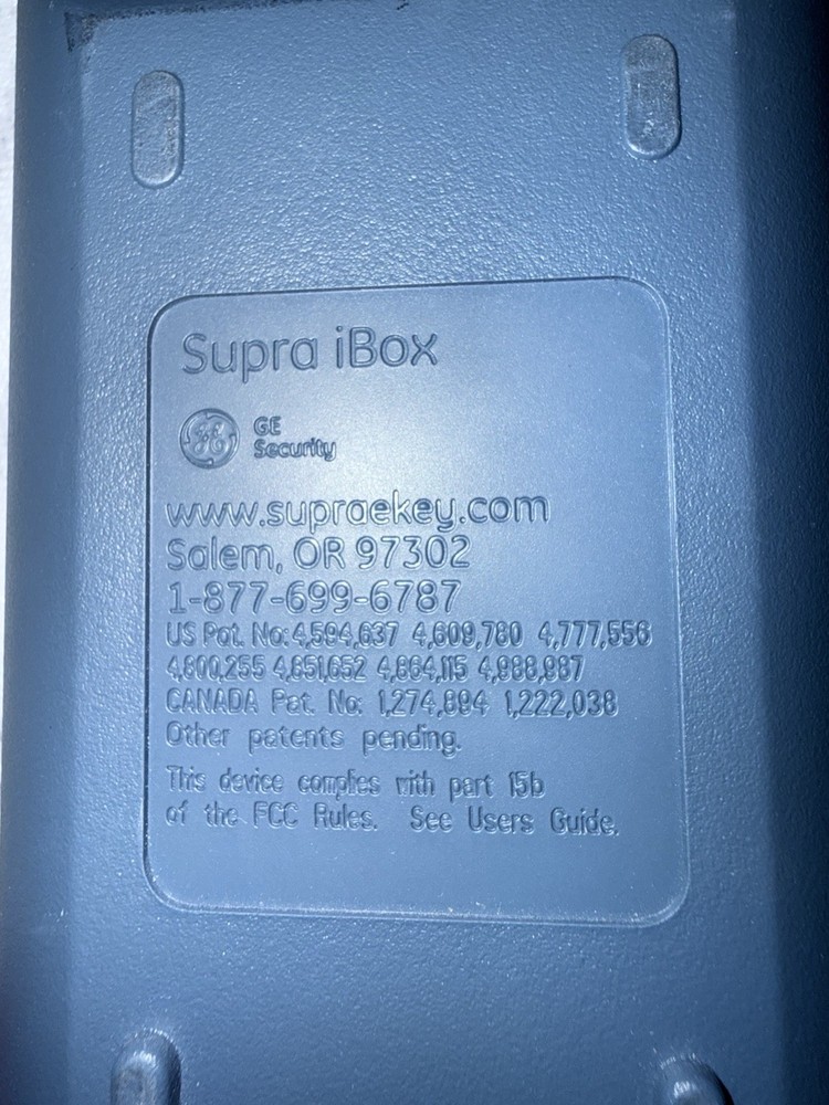 Supra iBox Lockbox