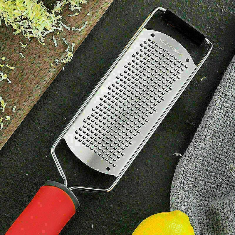 Stainless Steel Lemon Cheese Grater Zester Sharp Vegetable Fruit Shredder Tool