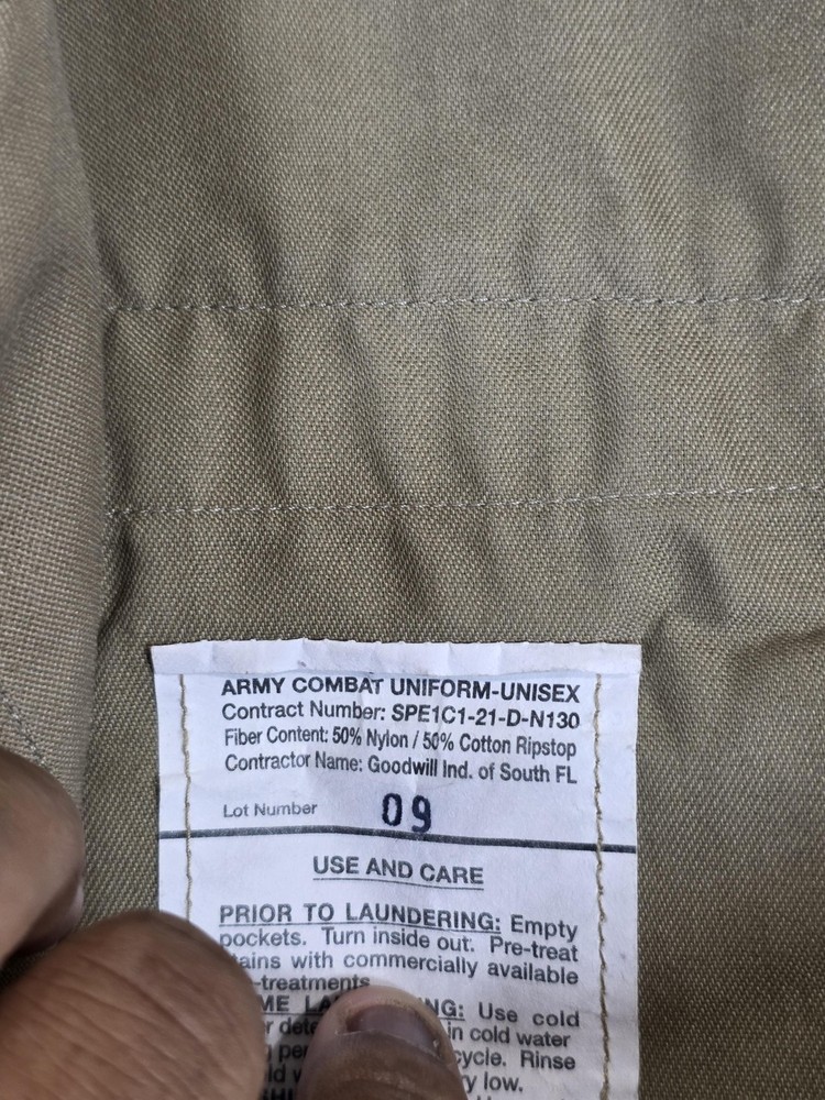 US Army ACU Pants Mens Small Regular OCP Camo Ripstop Tactical Stains USGI