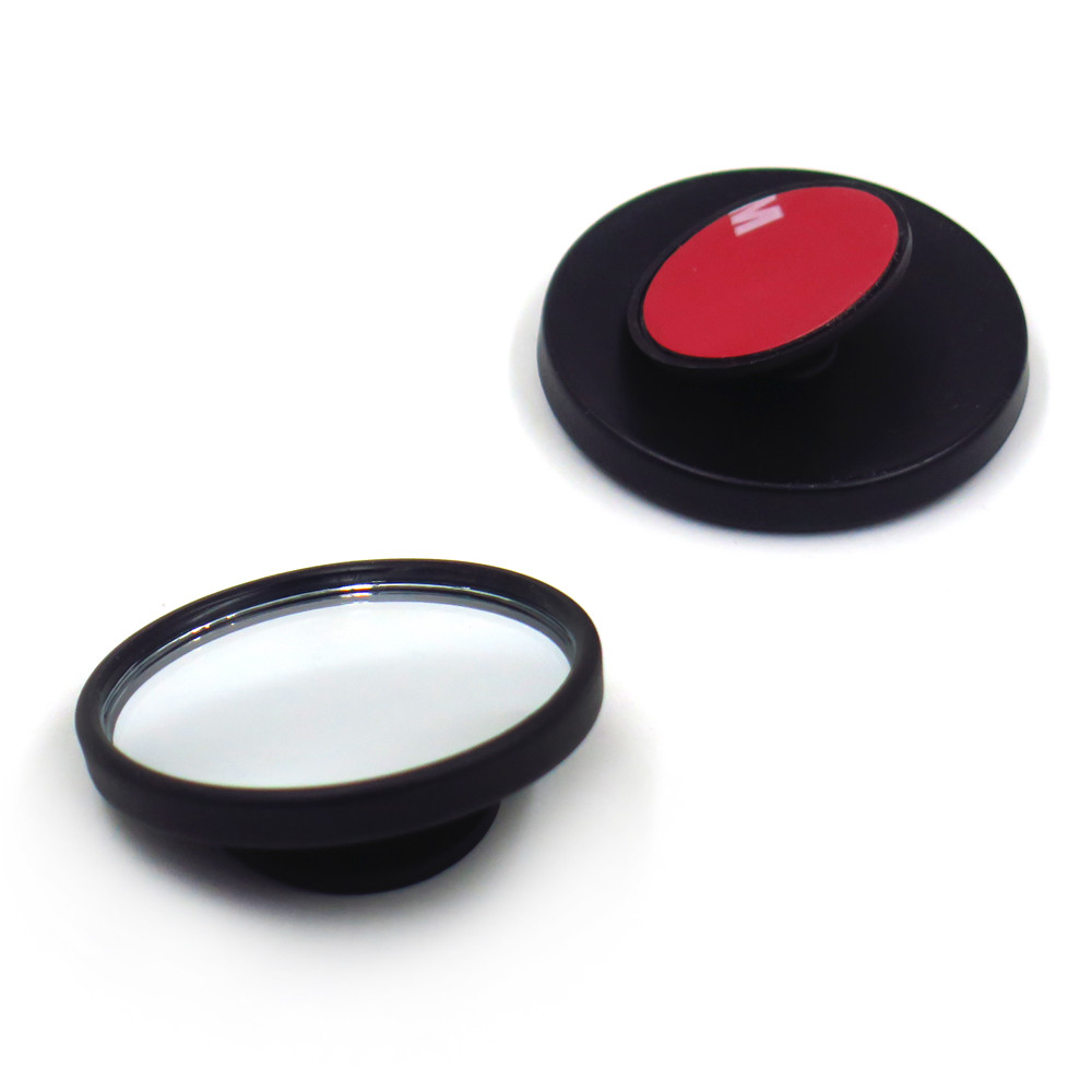 2 Pcs Universal 2" Round Angle Rear Side View Blind Spot Mirror for Car