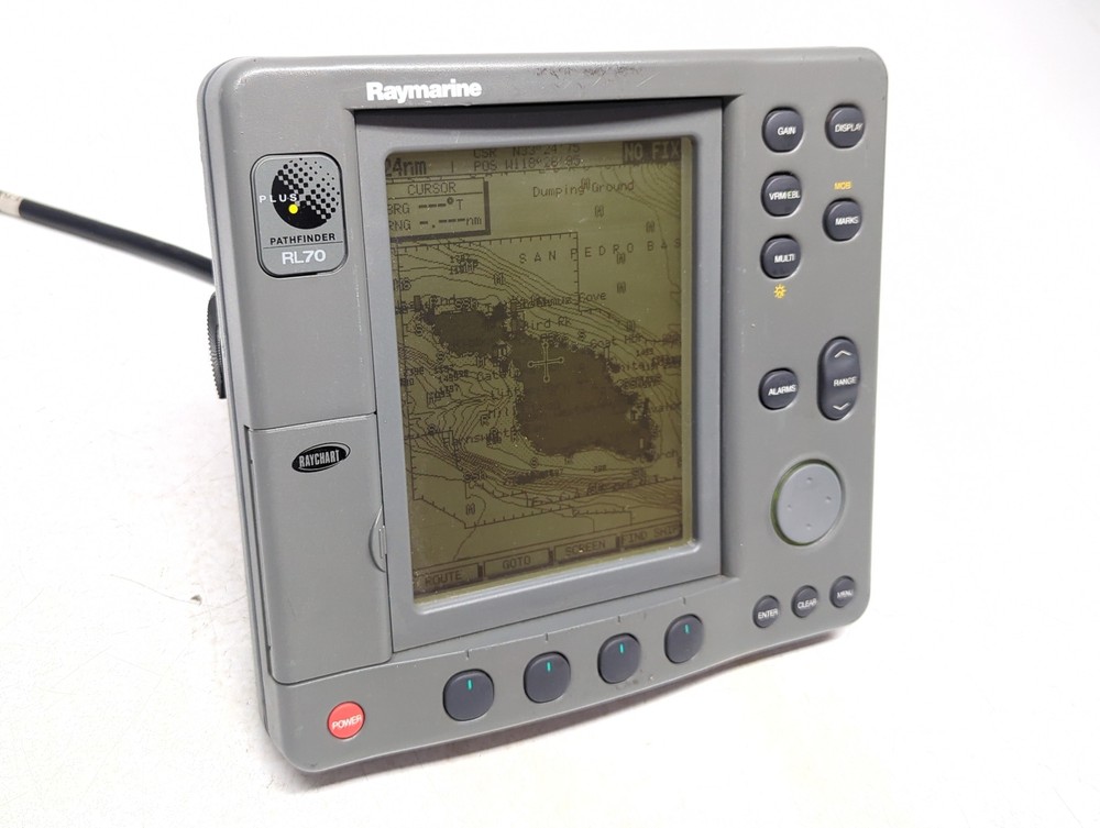 Raymarine Raytheon RL70 Plus RL70RC E52032 7" LCD Radar Chartplotter Display