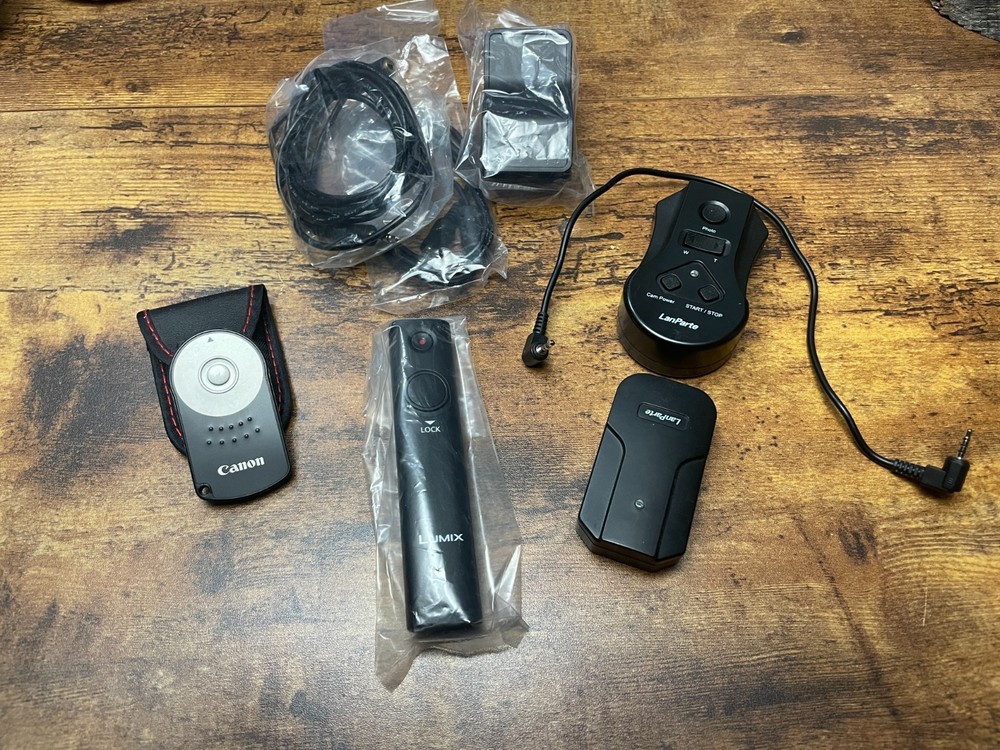 CAMERA GEAR *CHEAP* | Canon Panasonic LanParte | WIRELESS REMOTE CONTROLLERS