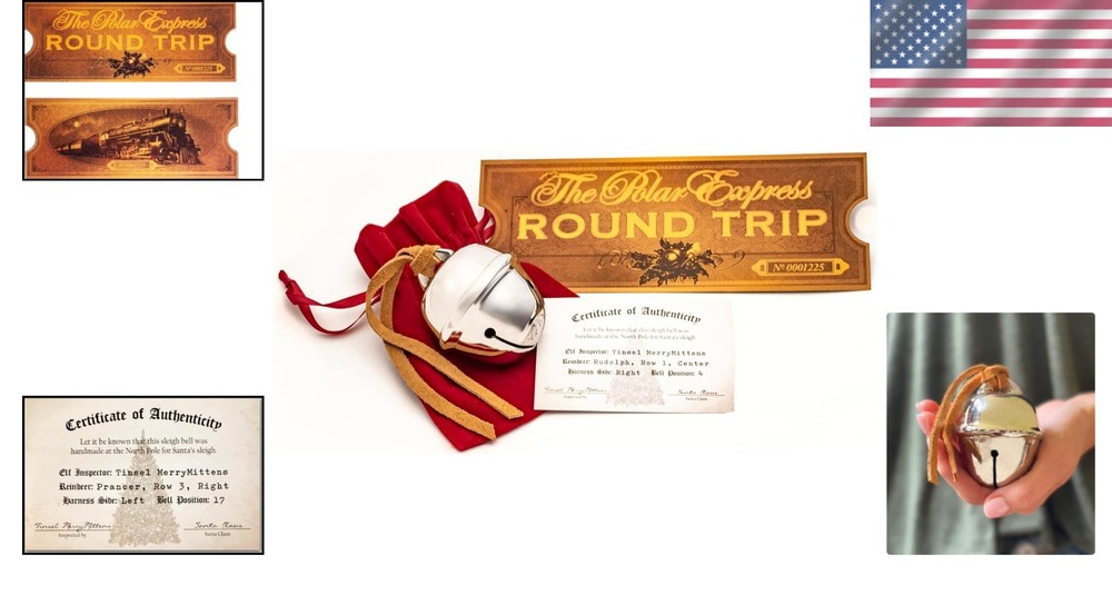 Polar Exp Sleigh Bell Set with Certificate