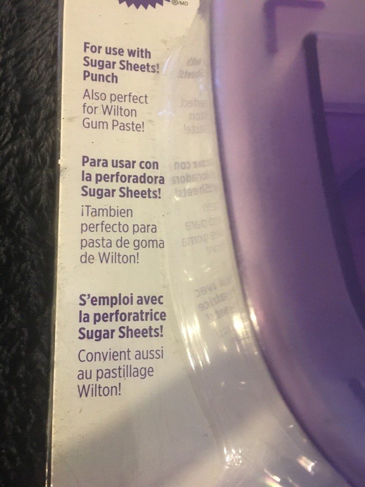 Wilton Sugar Sheet Cutting 3 Pc Insert Set Layered Circles ~Cake Decorating ~New