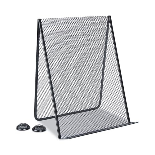 PLEXON METAL MESH DOCUMENT HOLDER FREE STANDING 35 SHEET CAPACITY BLACK