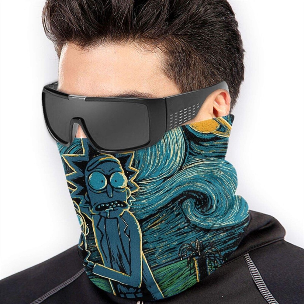 Rick & Morty Balaclava Microfiber Neck Warmer Multi Function Windproof Bandanas