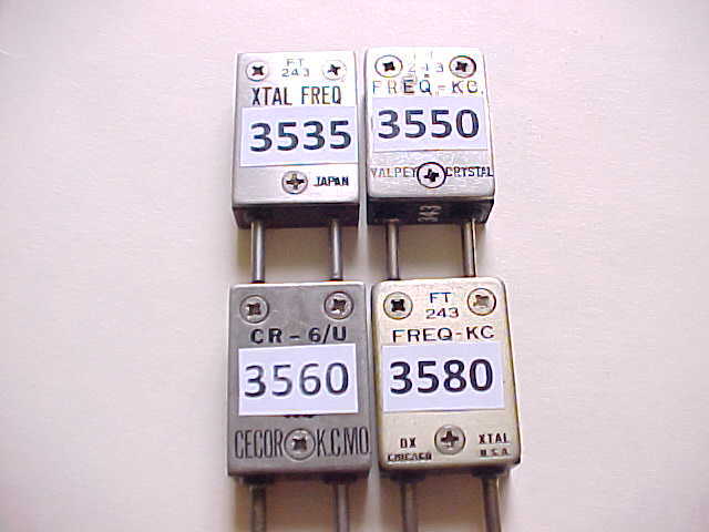 80 METER CW 4 PACK FOR THE OLD BOATANCHOR CW TRANSMITTERS