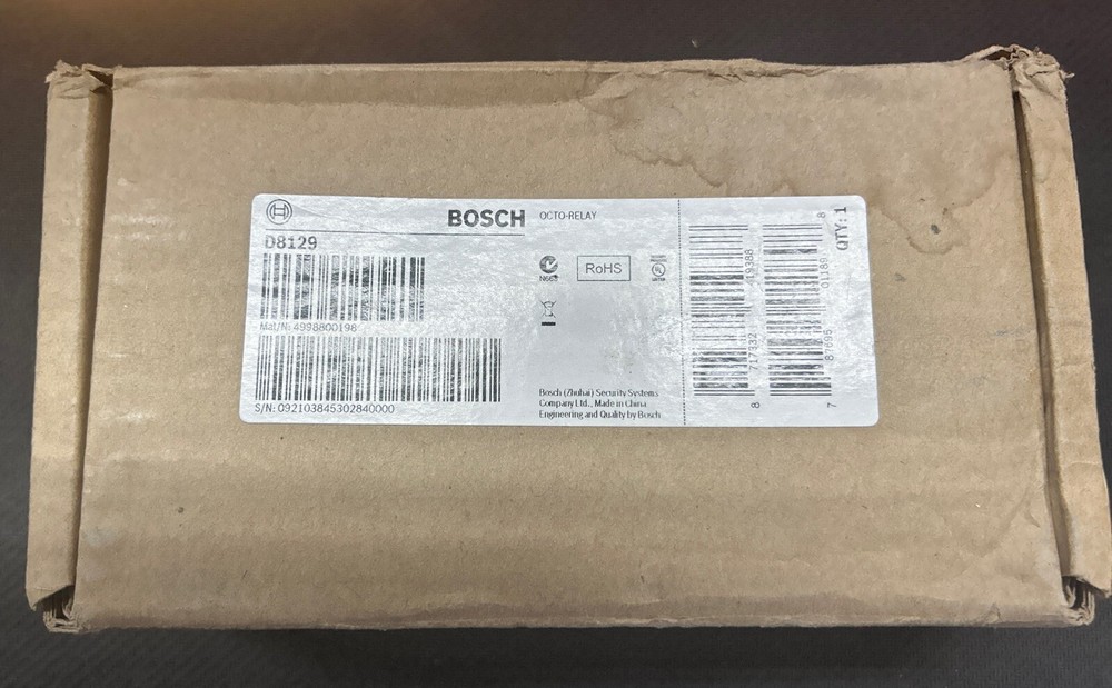 OEM Bosch Popex D8129 Octo-Output Module form C Relays