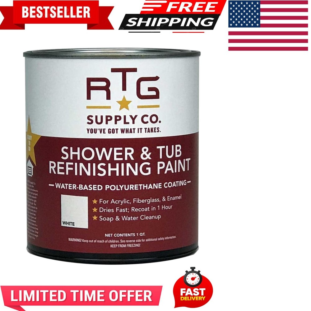 RTG Shower & Tub Refinishing Paint White