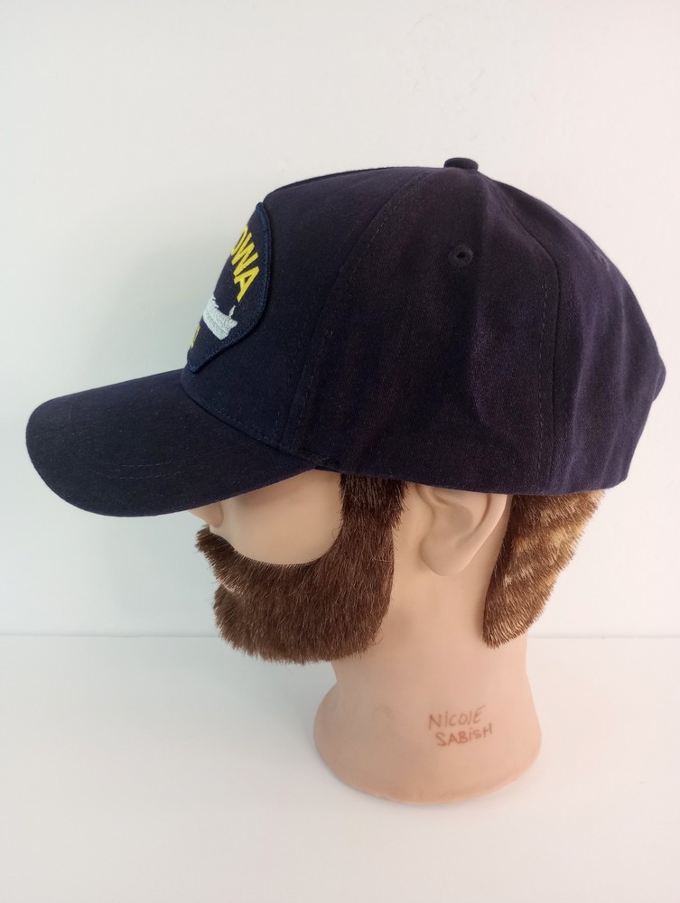 USS IOWA BB-61 HAT - one size adjustable snapback patch new without tags