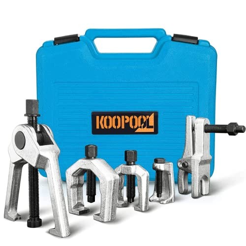 Ball Joint Separator, Pitman Arm Puller, Tie Rod End Tool,5-in-1 Front End Blue