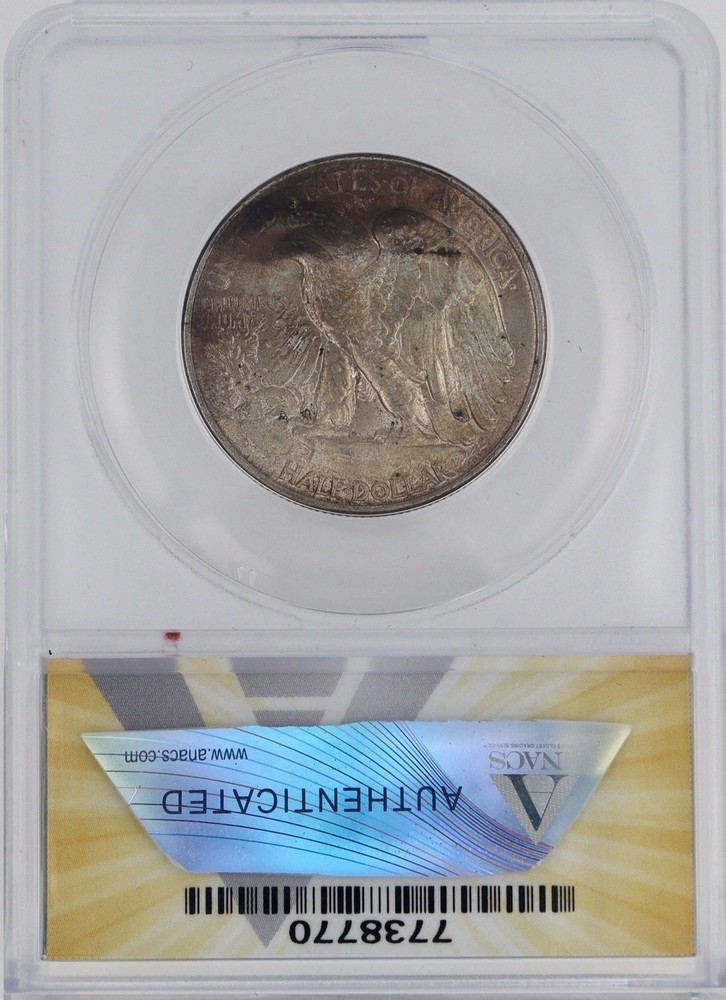 1945-P Walking Liberty Half Dollar ANACS MS63