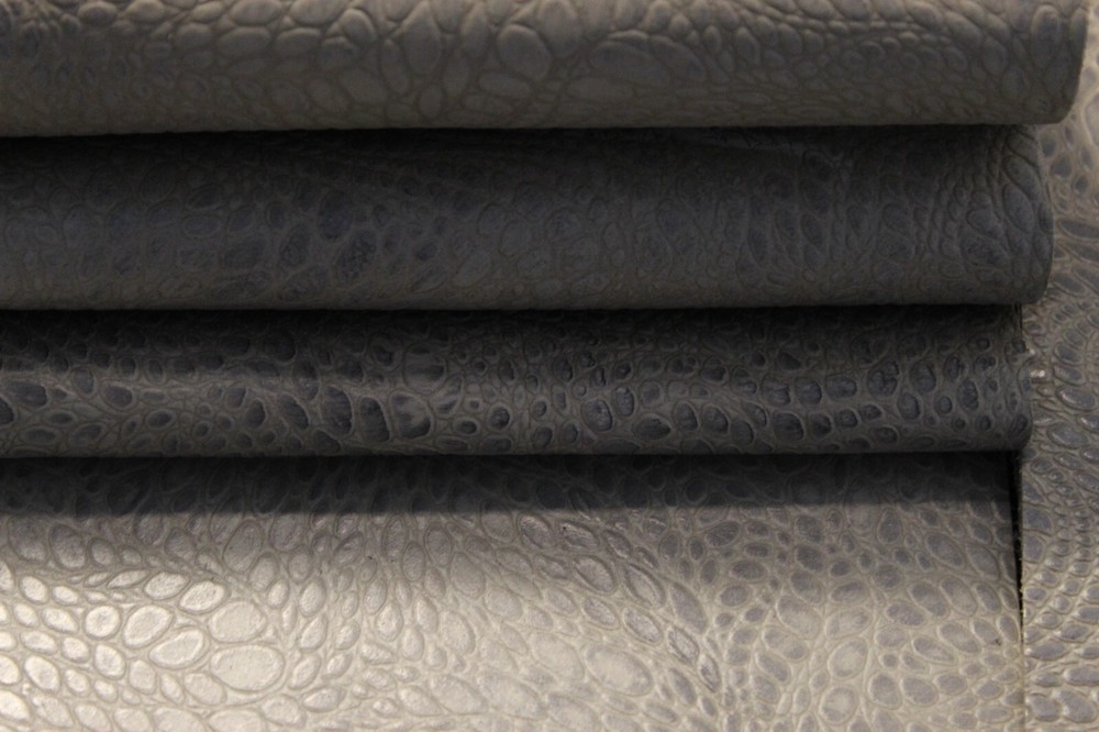 Soft Blue Croc (Various Sizes) Thin but slightly stiff ZE 3