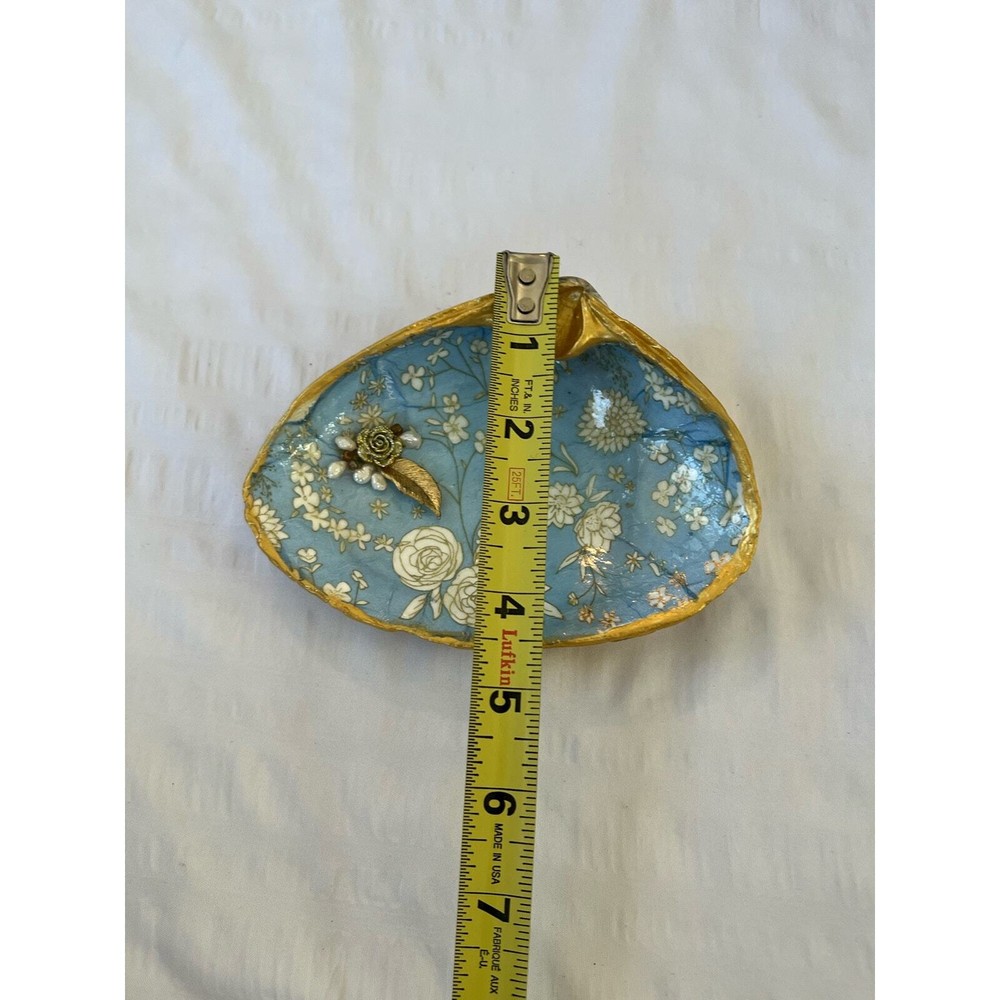Seashell Ring dish/trinket holder OOAK Handmade