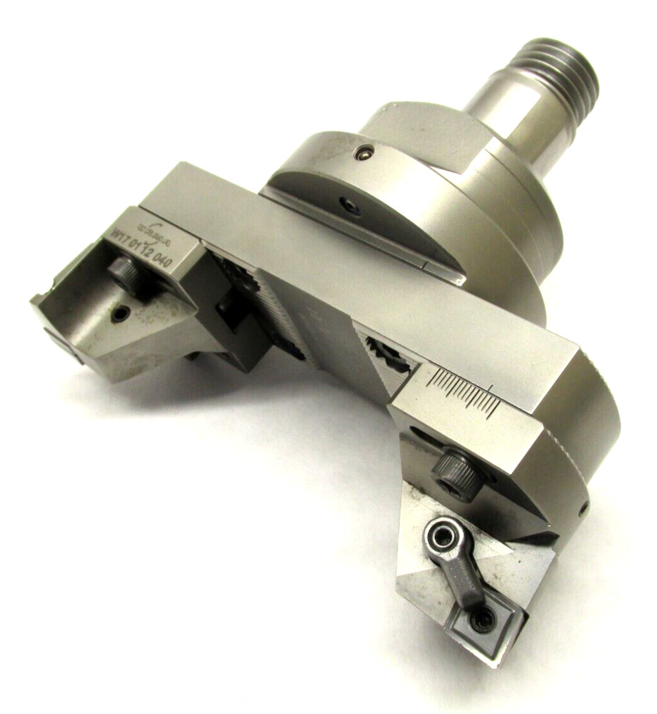 COMMAND URMA INTRAMAX DOUBLE CUTTER ROUGH BORING HEAD w/ ALPHA 5 MOUNT ADAPTER