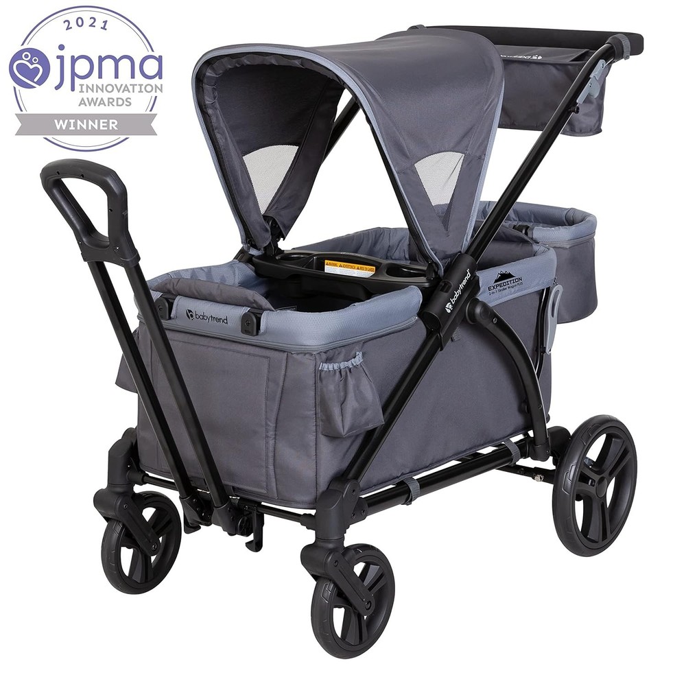 Expedition 2-in-1 Stroller Wagon Plus, Ultra Grey