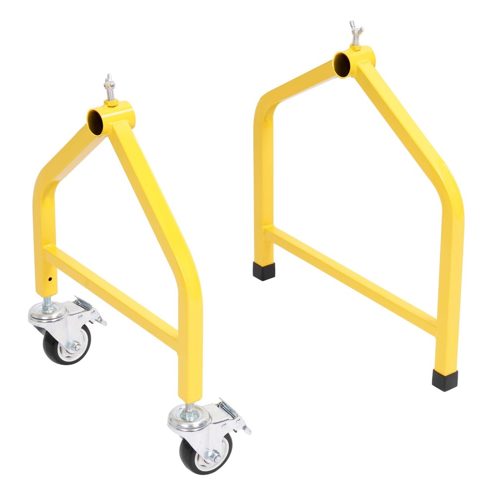 Universal Wire Spool Rack Holder on Wheel Dispenser Electrical Wire Pulling Rack