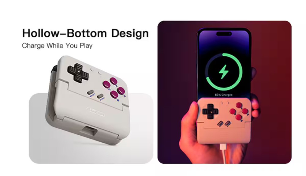 GameSir - Pocket Taco - Bluetooth Retro Mobile Gaming Controller for iOS & An...