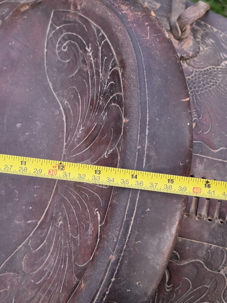 Vintage 14" Seat Ranch Saddle