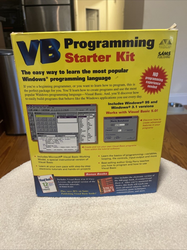 Visual Basic Made Easy VB Programming Starter Kit New Open Box