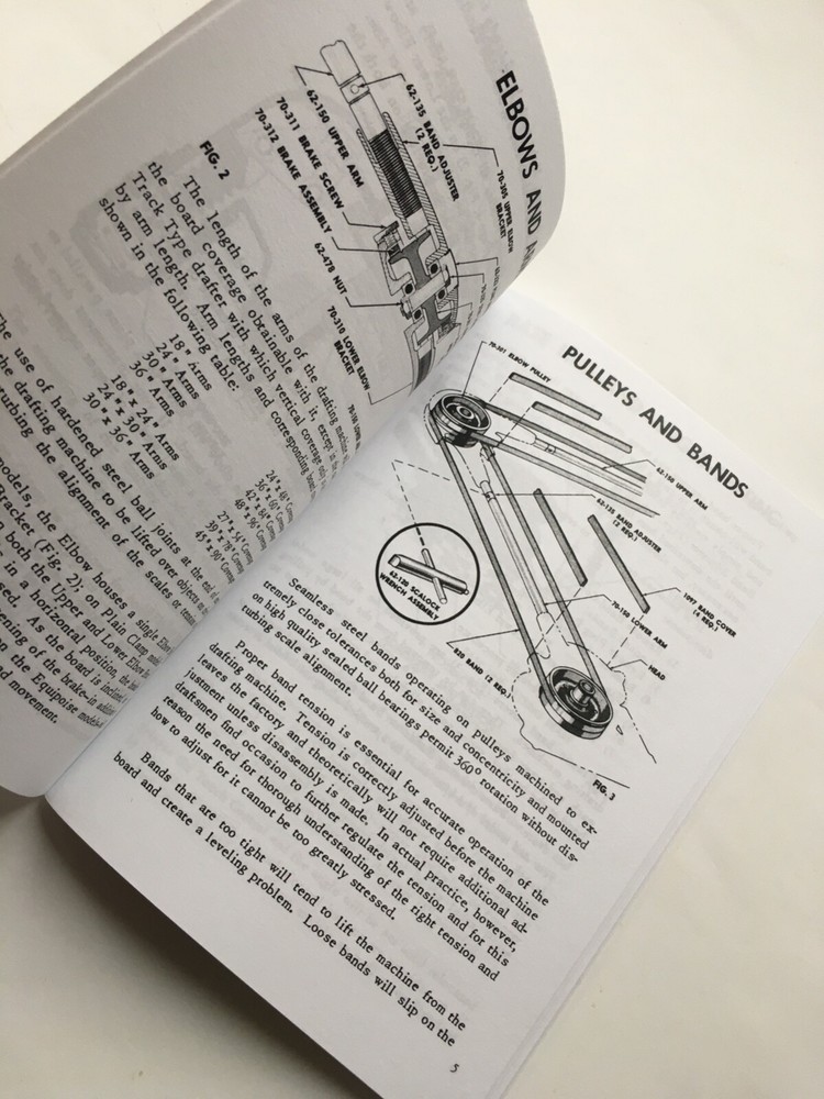 Drafting User Manual. BRUNING DRAFTING MACHINE. Elbow Drafter - Arm drafter.