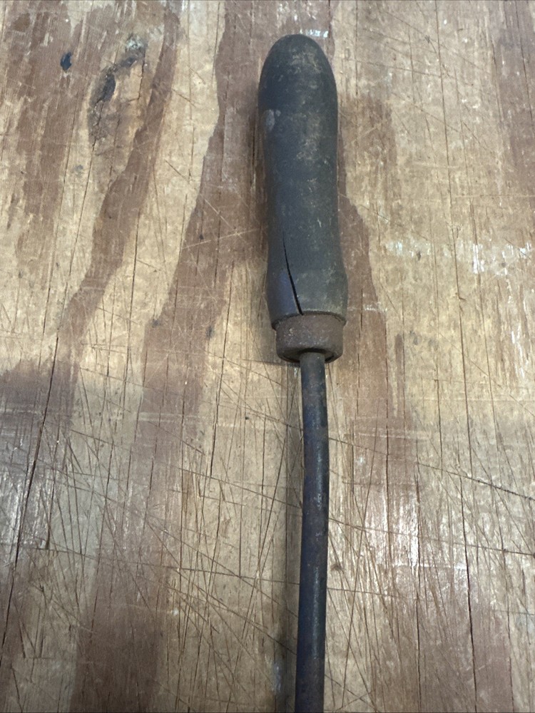 Vintage Soldering Iron w/ Wood Handle