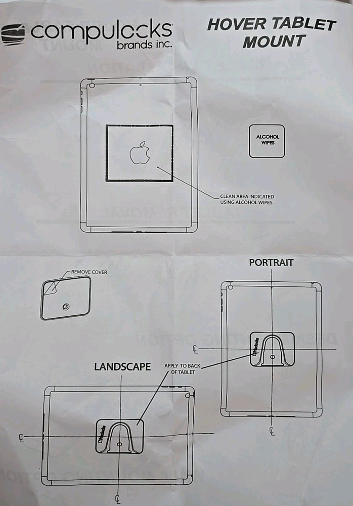 CompuLocks Tablet Phone Stand *MISSING PART READ* Holder Universal Display Mount