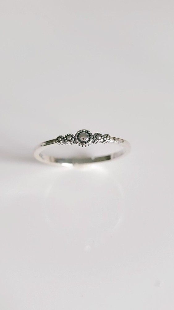 Dainty Thin Bali Sterling Silver Ring - Thin Band Minimalist Stackable Ring