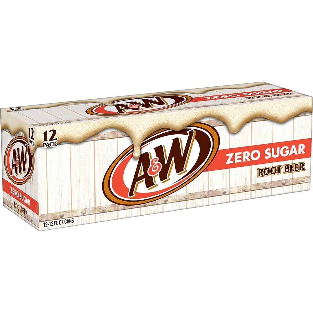 Refreshing Zero Sugar Root Beer - 12 Cans of -Friendly Soft Drink Delight