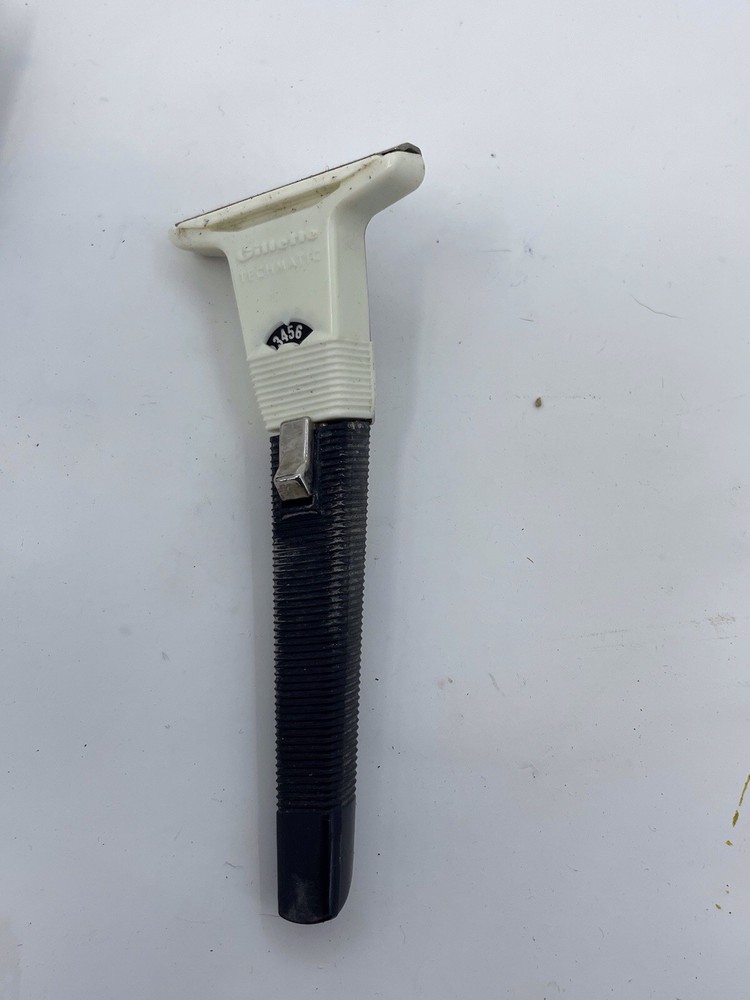 Vintage Gillette Techmatic Adjustable Height Razor with Original Case