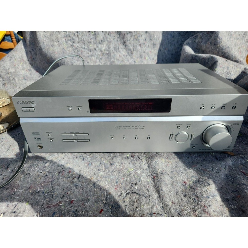 Sony STR-K660P Receiver Stereo Silver Tested Works