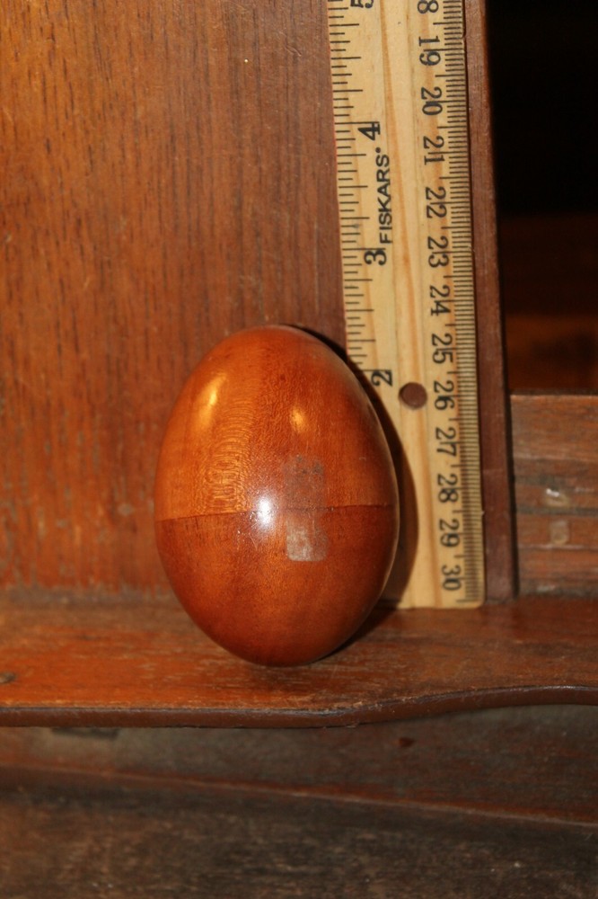 Wooden Musical Percussion Shaker Egg Small 3"