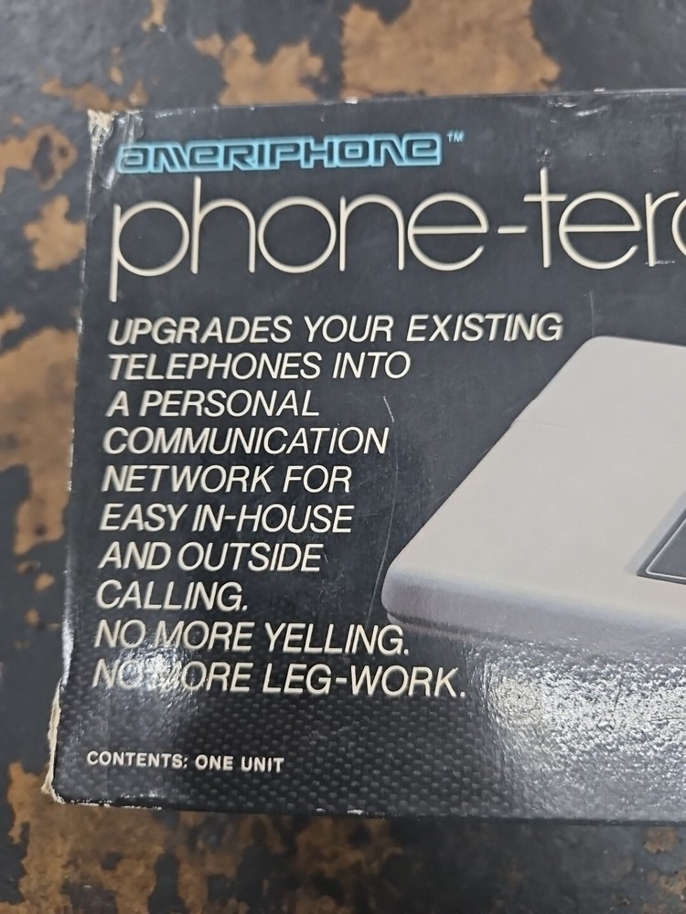 Vintage Ameriphone Phone-tercom Intercom System Ring Silencer Hold Office Home