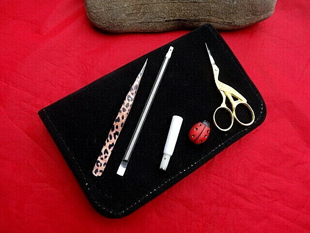 5 x Embroidery,Dressmaking Set_Scissors,Bobbin Puller,Needle Threader Inserter