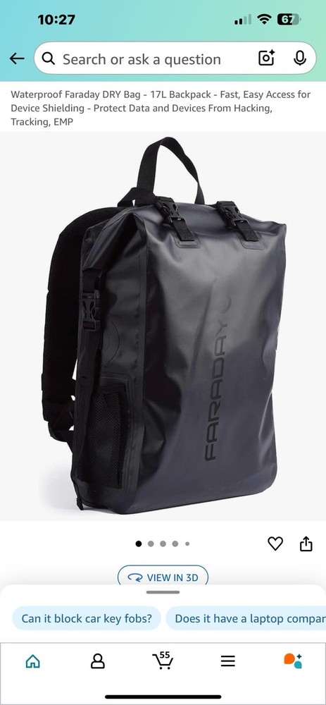 Faraday Backpack