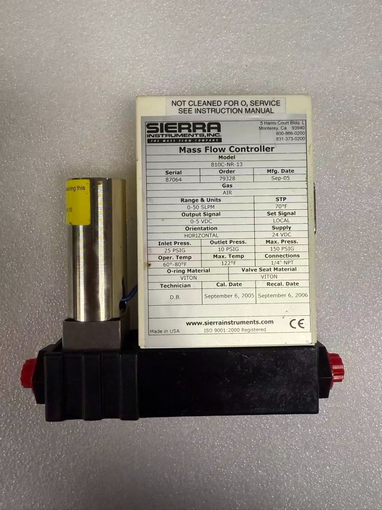 Sierra Mass-Trak Flow Controller With Display 810C-NR-13
