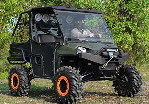 SuperATV Scratch Resistant Full Windshield for Polaris Ranger Full Size 500