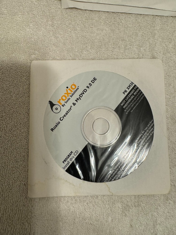 Roxio Creator & MyDVD 9.0 DE for Windows (CD-ROM, 2007) Sealed